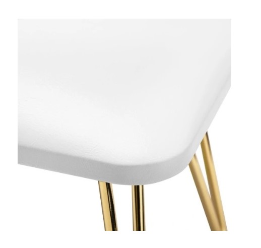 PODUSZKA NA NÓŻKACH DO MANICURE biało-złota - obrazek 2