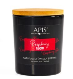 3444  NATURALNA ŚWIECA SOJOWA RASPBERRY GLOW 150g