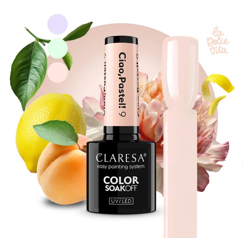 CLARESA LAKIER HYBRYDOWY 5g CIAO PASTEL 9 - obrazek 2