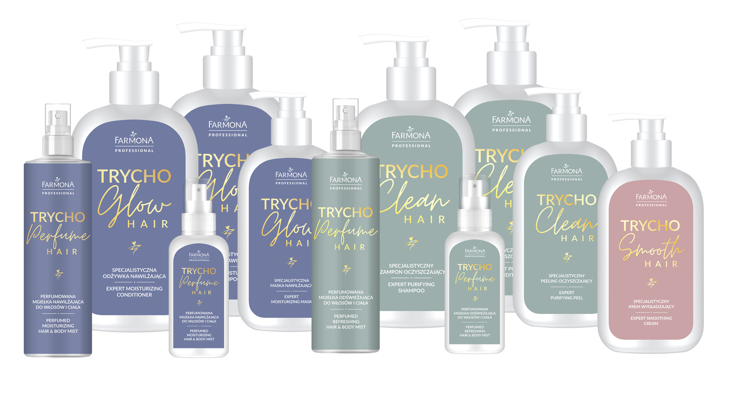 TRYCHO GLOW HAIR SPECJALISTYCZNA MASKA NAWILŻAJĄCA 375ml - obrazek 3