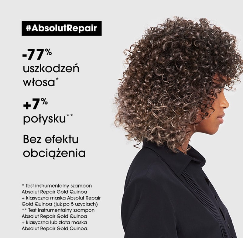 L`OREAL ABSOLUT MASKA ZLOTA 500ml - obrazek 3