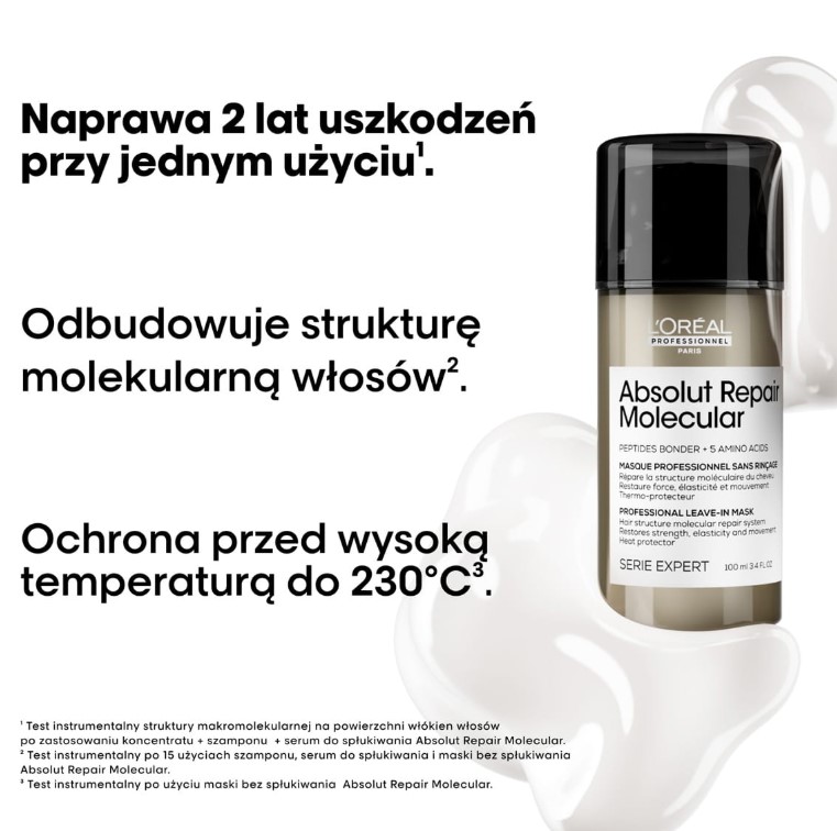 L`OREAL ABSOLUT RERAIR MOLECULAR KREM 100ml - obrazek 2