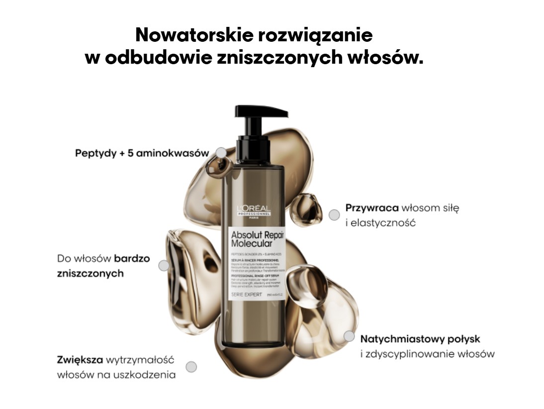 L`OREAL AR MOLECULAR SERUM 250ml - obrazek 12