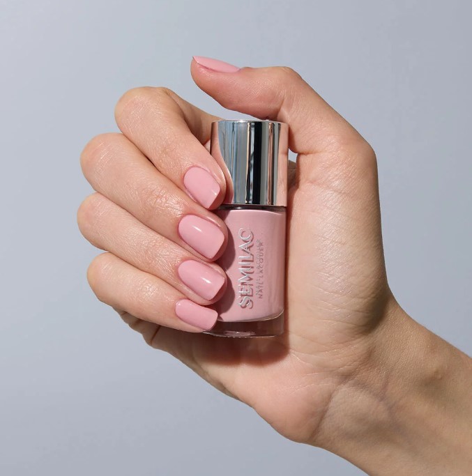 SEMILAC LAKIER KLASYCZNY NAIL LACQUER 9ml 106 PINKOGNITO - obrazek 2