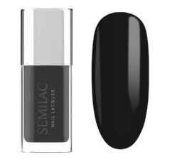 SEMILAC LAKIER KLASYCZNY NAIL LACQUER 9ml 109 CLASSIC BLACK