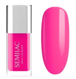 SEMILAC LAKIER KLASYCZNY NAIL LACQUER 9ml 119 NEON PINK