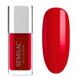 SEMILAC LAKIER KLASYCZNY NAIL LACQUER 9ml 120 NEON RED