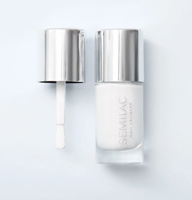 SEMILAC LAKIER KLASYCZNY NAIL LACQUER 9ml 108 CLASSIC WHITE - obrazek 4