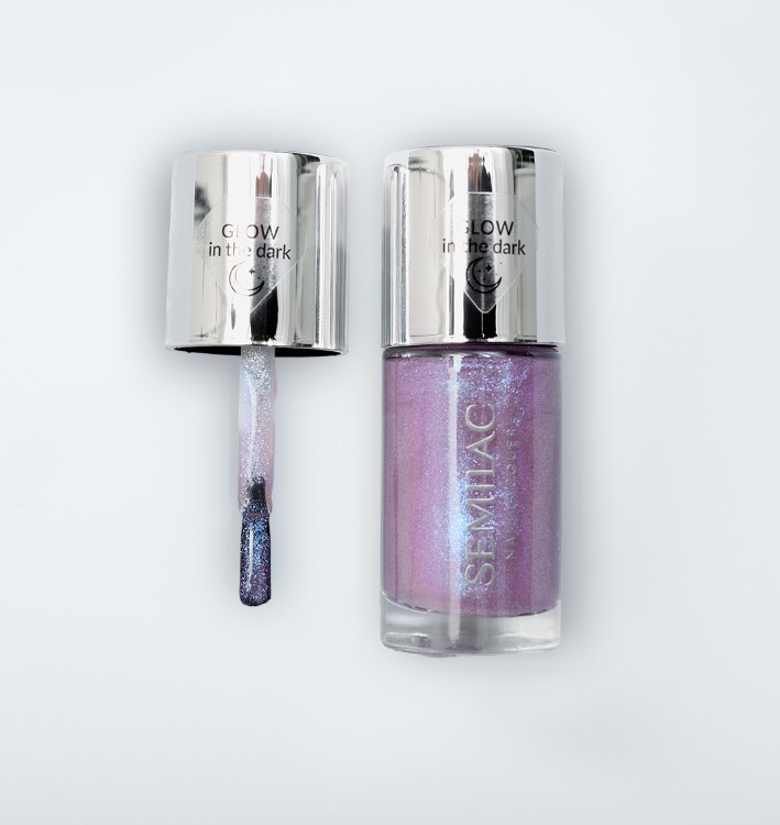 SEMILAC LAKIER KLASYCZNY NAIL LACQUER 9ml 117 PINK-A-BLUE - obrazek 4