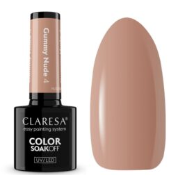 CLARESA LAKIER HYBRYDOWY 5g NUDE GLOW CAT EYE GUMMY NUDE 4