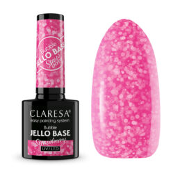 CLARESA LAKIER HYBRYDOWY RAINBOW JELLO BASE 5g BUBBLE STRAWBERRY