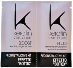 Keratin Structure Effetto Botox Kuracja Keratynowa do Włosów, Efekt Botoks, 2x 12ml