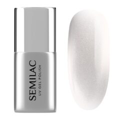 SEMILAC LAKIER HYBRYDOWY TOP NO WIPE 7ml T35 SILVER GLOSS TOP CAT EYE
