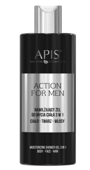 3470 ACTION FOR MEN ŻEL DO MYCIA CIAŁA 3w1 500ml