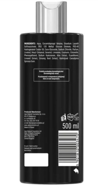 3470 ACTION FOR MEN ŻEL DO MYCIA CIAŁA 3w1 500ml - obrazek 2